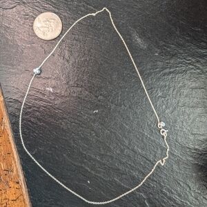 Simple Sterling Silver Bead Necklace